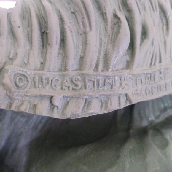 Star Wars Yoda Vintage Face Rubber Mask - Picture 7 of 7